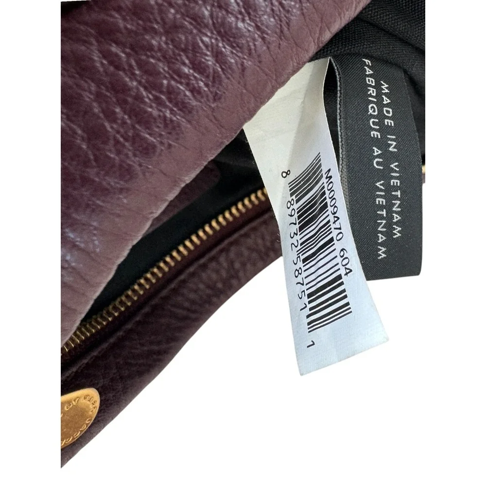 Marc by Marc Jacobs Purple Leather Crossbody Bag M0009470 604 Gold Hardware‎